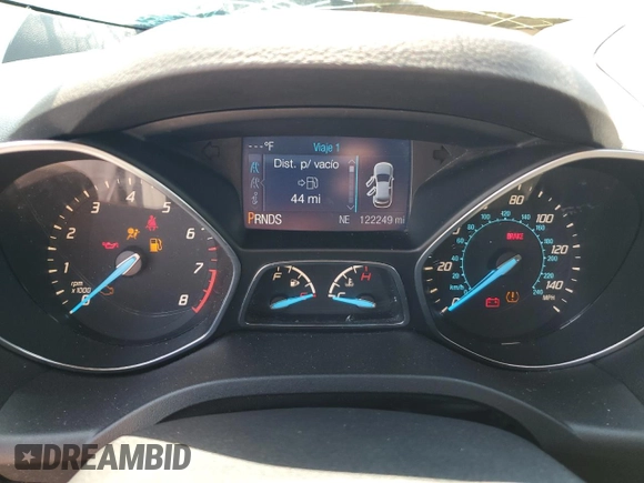 2014 Ford Escape SE with VIN 1FMCU0GX1EUA19463, listed as a Copart auction lot 51251195 with 122,249 mi miles and Salvage Title. Bid and sale history available at carsss.com. Image 9.