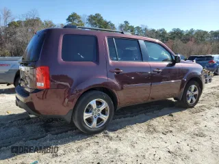 2015 Honda Pilot EX-L with VIN 5FNYF4H53FB015840, listed as a Copart auction lot 50553695 with 111,125 mi miles and Salvage Title. Bid and sale history available at carsss.com. Image 3.