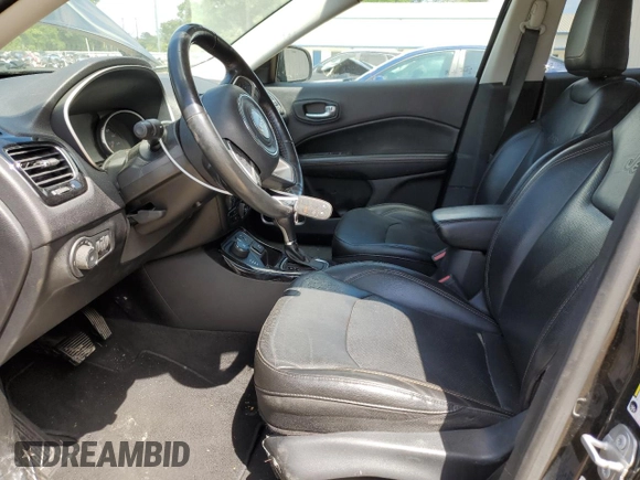 2018 Jeep Compass Limited with VIN 3C4NJDCBXJT399754, listed as a Copart auction lot 52698695 with 99,960 mi miles and Clean Title. Bid and sale history available at DreamBid. Image 7.