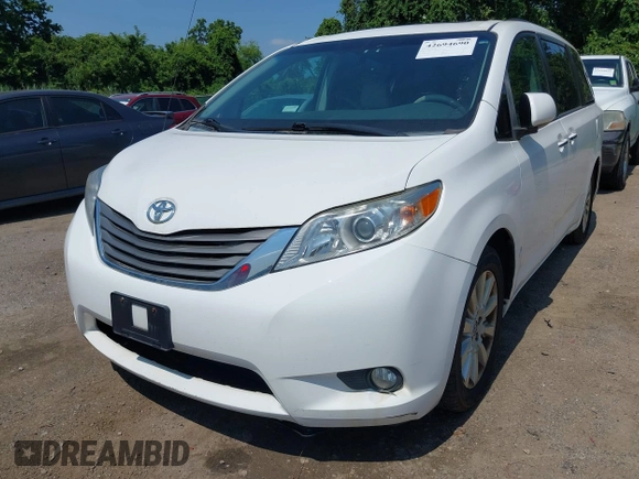 2014 Toyota Sienna Limited with VIN 5TDDK3DC3ES079590, listed as a IAAI auction lot 42694690 with 189,456 mi miles and . Bid and sale history available at DreamBid. Image 6.