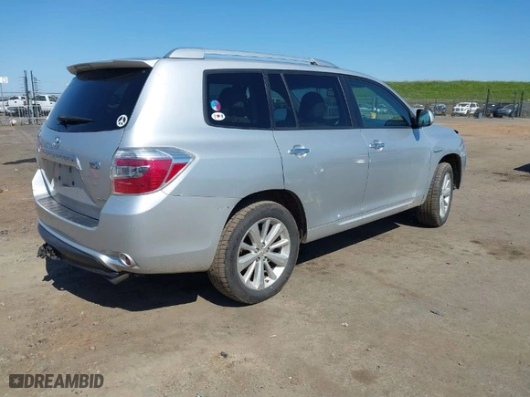 2008 Toyota Highlander Hybrid Limited with VIN JTEEW44AX82007693, listed as a IAAI auction lot 41765472 with 273,190 mi miles. Bid and sale history available at carsss.com. Image 4.
