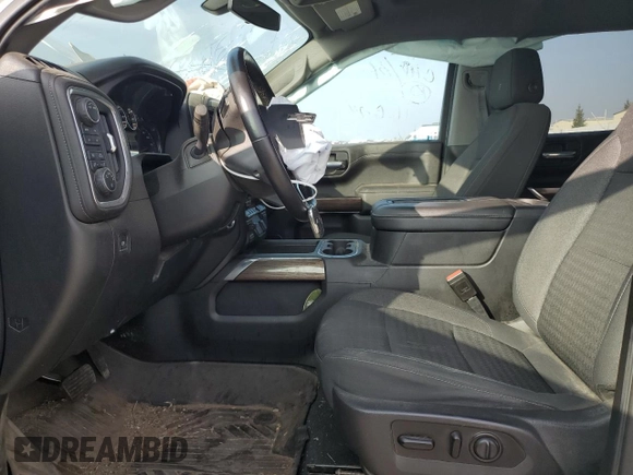 2021 Chevrolet Silverado 1500 LT Trail Boss with VIN 1GCPYFEL4MZ346809, listed as a Copart auction lot 85580404 with 81,499 mi miles and Salvage Title. Bid and sale history available at DreamBid. Image 7.