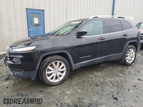 2014 Jeep Cherokee Limited with VIN 1C4PJMDS0EW215591, listed as a Copart auction lot 55275965 with 127,782 mi miles and Clean title. Bid and sale history available at DreamBid. Image 1.
