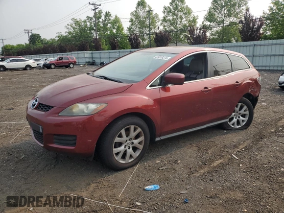2008 Mazda CX-7 Grand Touring z VIN JM3ER29L880208537, wystawiony jako Copart lot #59418275 z przebiegiem 158 564 mil mil oraz Szkoda całkowita • Salvage title. Historia ofert i sprzedaży dostępna na DreamBid. Obrazek 1.