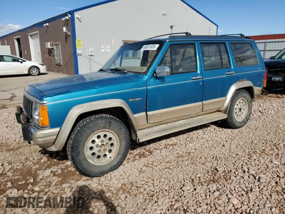 1993 Jeep Cherokee Country with VIN 1J4FJ78S8PL504126, listed as a Copart auction lot 46651035 with 153,170 mi miles and Clean Title. Bid and sale history available at carsss.com. Image 1.