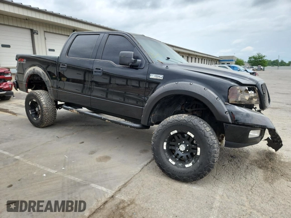 2004 Ford F-150 XLT with VIN 1FTPW14594KC71934, listed as a Copart auction lot 59763685 with Not provided miles and Salvage title. Bid and sale history available at DreamBid. Image 4.