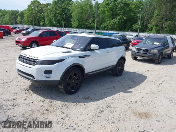 2012 Land Rover Range Rover Evoque Pure Premium with VIN SALVR1BG1CH622083, listed as a IAAI auction lot 42083066 with 125,712 mi miles. Bid and sale history available at carsss.com. Image 2.