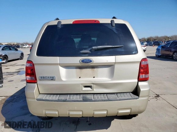 2012 Ford Escape XLT with VIN 1FMCU0D70CKA83488, listed as a Copart auction lot 48393545 with 136,531 mi miles and Salvage Title. Bid and sale history available at carsss.com. Image 6.