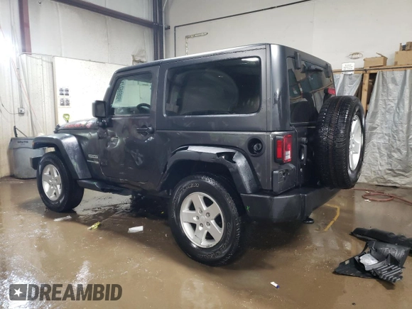 2018 Jeep Wrangler Sport S z VIN 1C4GJWAG5JL851446, wystawiony jako Copart lot #47296905 z przebiegiem 63 043 mil mil oraz Szkoda całkowita • Salvage title. Historia ofert i sprzedaży dostępna na DreamBid. Obrazek 2.