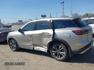 2024 Infiniti QX60 Luxe с VIN 5N1DL1FR6RC344203, выставлен на аукционе IAAI как лот 41843681 с пробегом 10 358 миль миль и . История ставок и продаж доступна на DreamBid. Изображение 14.