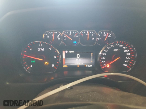2015 GMC Sierra 1500 SLT with VIN 3GTU2VEC3FG146215, listed as a Copart auction lot 48387535 with 193,595 mi miles and Salvage Title. Bid and sale history available at DreamBid. Image 9.