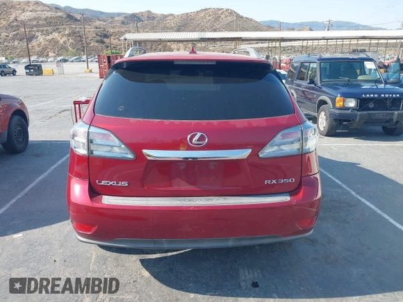 2010 Lexus RX 350 with VIN JTJZK1BA4A2403026, listed as a IAAI auction lot 42648881 with 168,517 mi miles and . Bid and sale history available at DreamBid. Image 16.