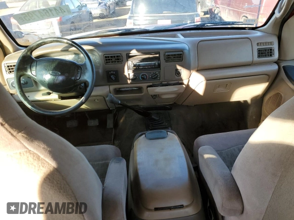 1999 Ford Super Duty F-250 XL with VIN 1FTNW21S6XEA92910, listed as a Copart auction lot 44164795 with 289,887 mi miles and Salvage Title. Bid and sale history available at carsss.com. Image 8.