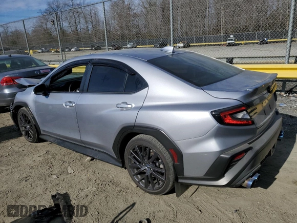2022 Subaru WRX Premium with VIN JF1VBAF68N9024752, listed as a Copart auction lot 46773635 with 22,154 mi miles and Salvage Title. Bid and sale history available at DreamBid. Image 2.