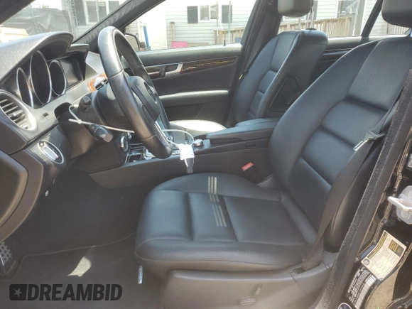 2012 Mercedes-Benz C 300 Sport with VIN WDDGF8BB8CA643615, listed as a Copart auction lot 62353045 with 105,717 mi miles and Salvage title. Bid and sale history available at DreamBid. Image 7.
