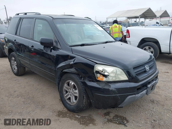 2005 Honda Pilot EX-L с VIN 2HKYF18565H566536, выставлен на аукционе IAAI как лот 42283758 с пробегом 131 630 миль миль и . История ставок и продаж доступна на DreamBid. Изображение 1.