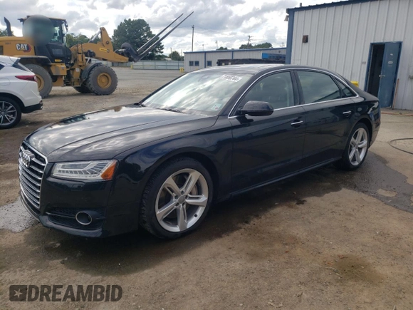 2018 Audi A8 z VIN WAU44AFD5JN000616, wystawiony jako Copart lot #71856744 z przebiegiem 97 393 mil mil oraz Szkoda całkowita • Salvage title. Historia ofert i sprzedaży dostępna na DreamBid. Obrazek 1.