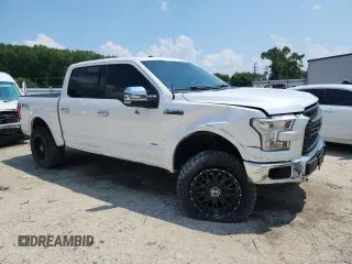 2017 Ford F-150 XL with VIN 1FTEW1EGXHKD51885, listed as a Copart auction lot 63326965 with 106,775 mi miles and Salvage title. Bid and sale history available at DreamBid. Image 4.