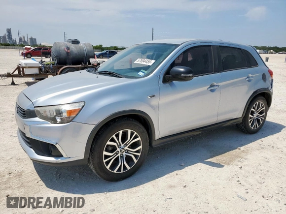 2017 Mitsubishi Outlander ES with VIN JA4AP3AU3HZ069902, listed as a Copart auction lot 57894455 with 184,416 mi miles and Salvage title. Bid and sale history available at DreamBid. Image 1.