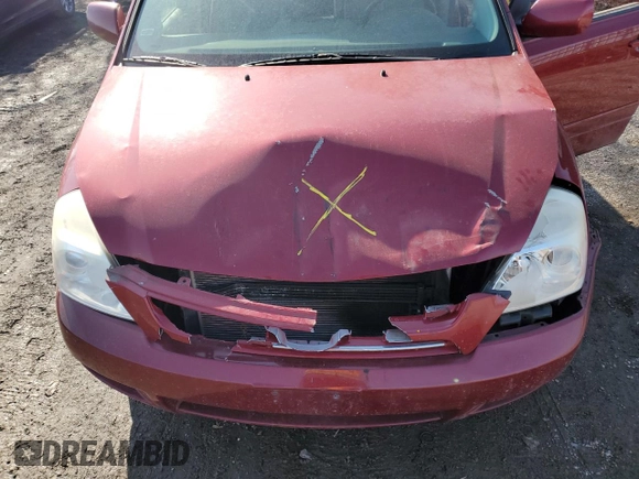 2008 Kia Sedona LX with VIN KNDMB233486207397, listed as a Copart auction lot 48317505 with Not Provided miles and Clean Title. Bid and sale history available at carsss.com. Image 12.