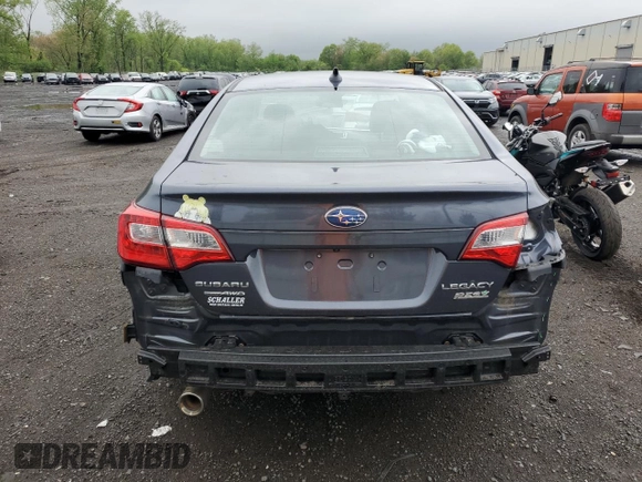 2016 Subaru Legacy Premium with VIN 4S3BNAC66G3052824, listed as a Copart auction lot 56033345 with 121,726 mi miles and Salvage title. Bid and sale history available at DreamBid. Image 6.
