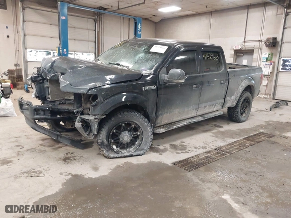 2020 Ford F-150 XL with VIN 1FTFW1E57LFB13397, listed as a IAAI auction lot 41529663 with 121,466 mi miles. Bid and sale history available at carsss.com. Image 17.