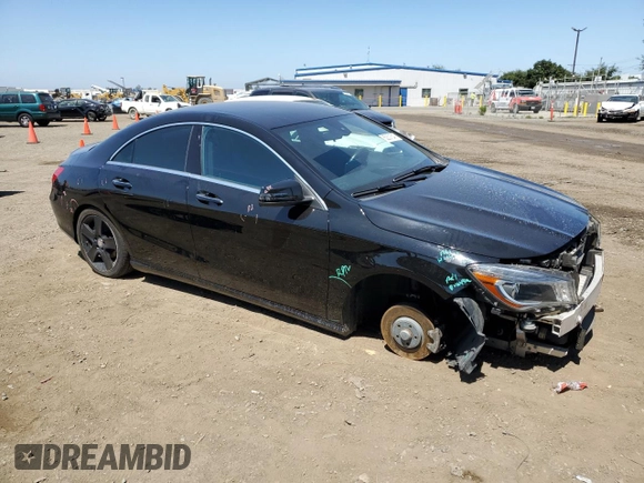 2016 Mercedes-Benz CLA with VIN WDDSJ4EB3GN324070, listed as a Copart auction lot 62301643 with 74,009 mi miles. Bid and sale history available at carsss.com. Image 4.