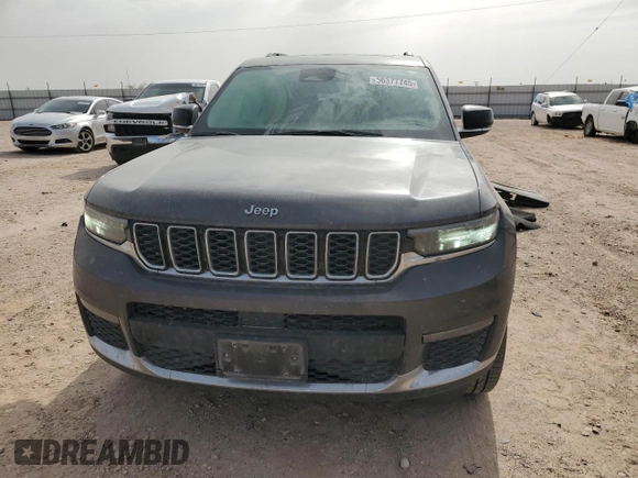 2021 Jeep Grand Cherokee Limited with VIN 1C4RJJBG3M8208322, listed as a Copart auction lot 56377745 with 89,879 mi miles and Salvage title. Bid and sale history available at DreamBid. Image 5.