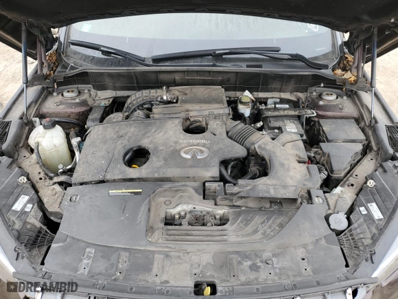 2020 Infiniti QX50 ESSENTIAL with VIN 3PCAJ5M38LF110772, listed as a Copart auction lot 44136245 with 0 mi miles and Salvage Title. Bid and sale history available at carsss.com. Image 12.