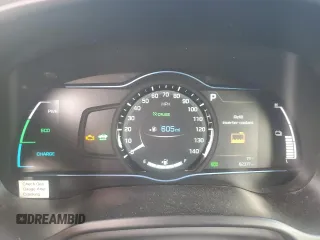 2017 Hyundai Ioniq SEL z VIN KMHC75LC0HU054572, wystawiony jako Copart lot #55042605 z przebiegiem 62 371 mil mil oraz Szkoda całkowita • Salvage title. Historia ofert i sprzedaży dostępna na DreamBid. Obrazek 9.