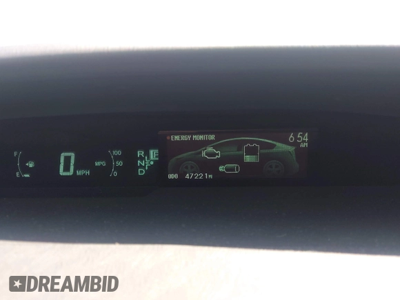 2014 Toyota Prius Four with VIN JTDKN3DUXE1738737, listed as a IAAI auction lot 42159877 with 47,221 mi miles. Bid and sale history available at carsss.com. Image 7.