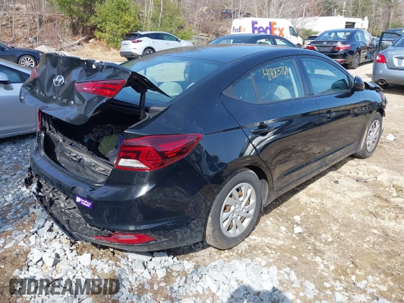 2019 Hyundai Elantra SE with VIN 5NPD74LF2KH456303, listed as a IAAI auction lot 41883769 with 67,234 mi miles and . Bid and sale history available at DreamBid. Image 4.