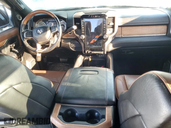 2019 Ram 3500 Longhorn with VIN 3C63RRKL5KG624249, listed as a Copart auction lot 66999644 with 57,129 mi miles and Salvage Title. Bid and sale history available at carsss.com. Image 8.