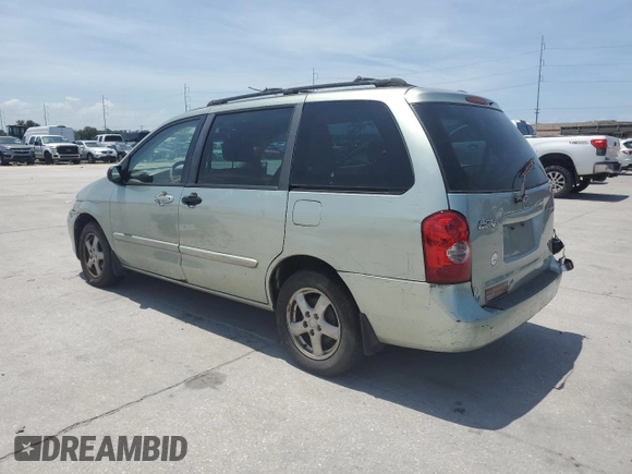 2003 Mazda MPV LX with VIN JM3LW28AX30369643, listed as a Copart auction lot 65802104 with 146,052 mi miles and Salvage Title. Bid and sale history available at carsss.com. Image 2.
