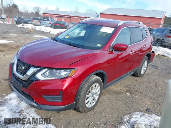 2020 Nissan Rogue S with VIN 5N1AT2MV2LC732819, listed as a IAAI auction lot 41340517 with 73,649 mi miles. Bid and sale history available at carsss.com. Image 2.
