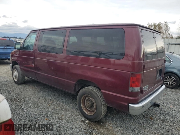 2008 Ford Econoline Passenger XL with VIN 1FBNE31L98DA53208, listed as a Copart auction lot 76157574 with 143,568 mi miles and Clean Title. Bid and sale history available at DreamBid. Image 2.