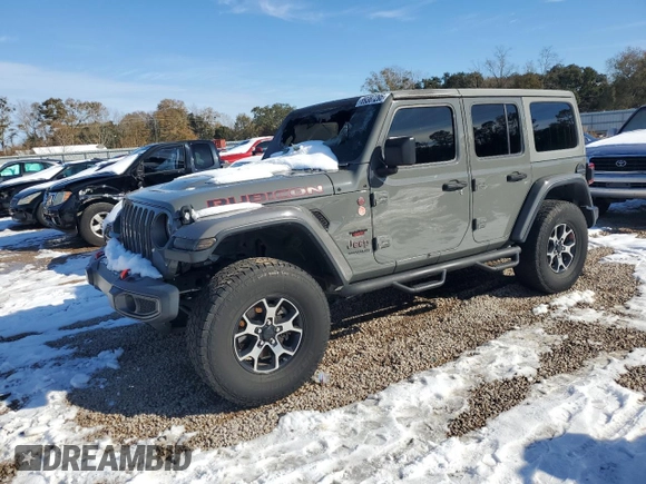 2018 Jeep Wrangler Unlimited Rubicon with VIN 1C4HJXFN5JW332073, listed as a Copart auction lot 89387295 with Not provided miles and Salvage title. Bid and sale history available at DreamBid. Image 1.
