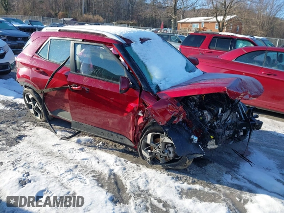 2024 Hyundai Venue SEL with VIN KMHRC8A33RU327385, listed as a IAAI auction lot 41247378 with 5,591 mi miles and . Bid and sale history available at DreamBid. Image 1.