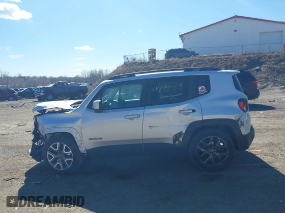 2017 Jeep Renegade Altitude with VIN ZACCJABBXHPF51072, listed as a IAAI auction lot 41877083 with 88,246 mi miles and . Bid and sale history available at DreamBid. Image 14.