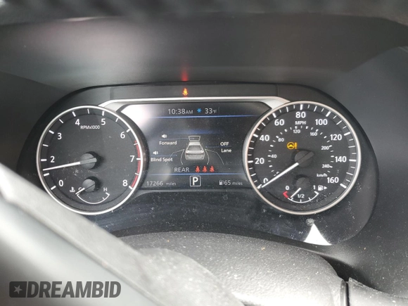 2020 Nissan Sentra SV with VIN 3N1AB8CV9LY283368, listed as a Copart auction lot 47081485 with 17,266 mi miles and Salvage Title. Bid and sale history available at carsss.com. Image 9.