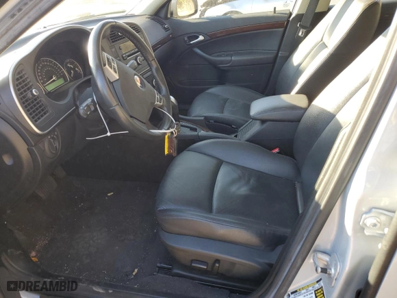2008 Saab 9-3 with VIN YS3FB49Y981155097, listed as a Copart auction lot 77548084 with 81,472 mi miles and Salvage Title. Bid and sale history available at carsss.com. Image 7.