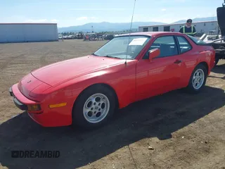 1984 Porsche 944 with VIN WP0AA0948EN456264, listed as a IAAI auction lot 42134801 with 54,339 mi miles and . Bid and sale history available at carsss.com. Image 17.