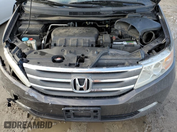2013 Honda Odyssey Touring with VIN 5FNRL5H9XDB012761, listed as a Copart auction lot 45718175 with 167,878 mi miles and Non Repairable. Bid and sale history available at carsss.com. Image 12.