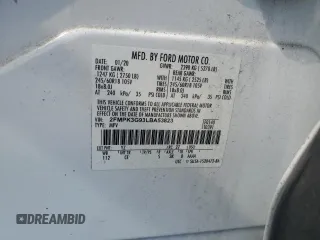 2020 Ford Edge SE z VIN 2FMPK3G93LBA53823, wystawiony jako Copart lot #61485045 z przebiegiem 43 770 mil mil oraz Szkoda całkowita • Salvage title. Historia ofert i sprzedaży dostępna na DreamBid. Obrazek 13.