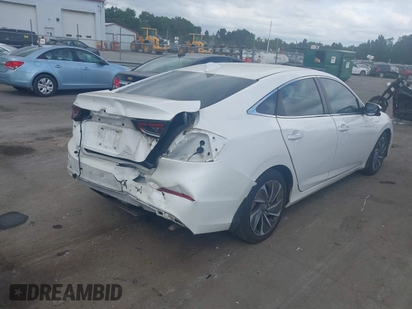 2019 Honda Insight Touring with VIN 19XZE4F91KE007748, listed as a IAAI auction lot 40233174 with 78,036 mi miles and . Bid and sale history available at DreamBid. Image 4.
