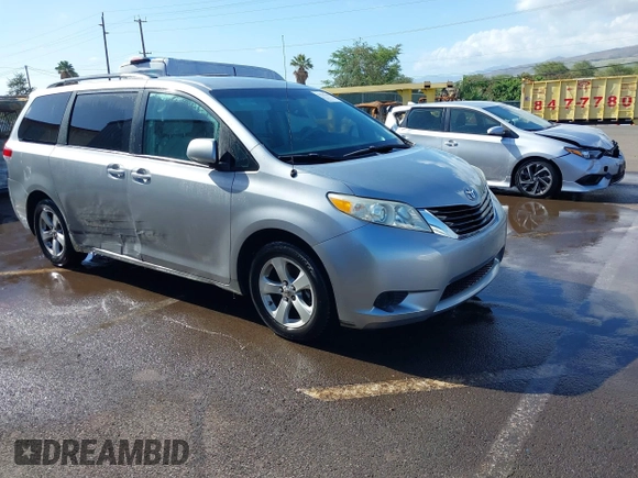 2011 Toyota Sienna LE AAS with VIN 5TDKK3DC0BS085284, listed as a IAAI auction lot 41885049 with 146,799 mi miles and . Bid and sale history available at DreamBid. Image 1.