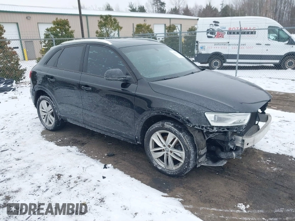 2017 Audi Q3 Premium with VIN WA1BCCFSXHR012345, listed as a IAAI auction lot 41589844 with 125,044 mi miles and . Bid and sale history available at DreamBid. Image 1.