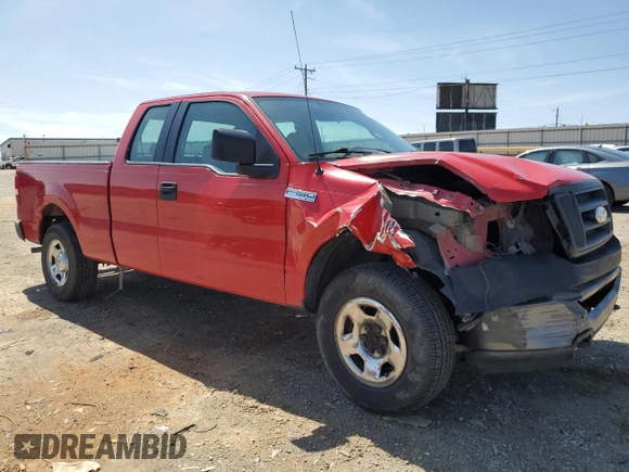 2006 Ford F-150 STX with VIN 1FTRX14W26NB57595, listed as a Copart auction lot 51207795 with 283,858 mi miles and Salvage title. Bid and sale history available at DreamBid. Image 4.