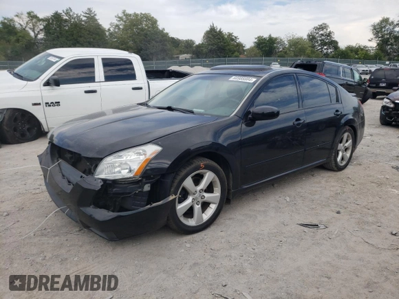 2008 Nissan Maxima 3.5 SE with VIN 1N4BA41E98C814929, listed as a Copart auction lot 68988884 with 192,900 mi miles and Salvage Title. Bid and sale history available at carsss.com. Image 1.
