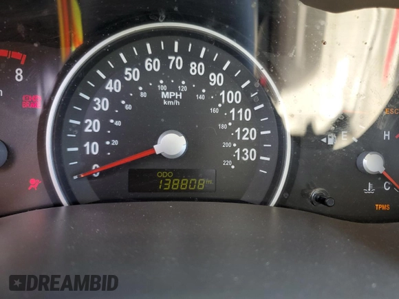 2012 Kia Sedona LX with VIN KNDMG4C73C6474734, listed as a Copart auction lot 76368854 with 138,808 mi miles and Salvage Title. Bid and sale history available at carsss.com. Image 9.